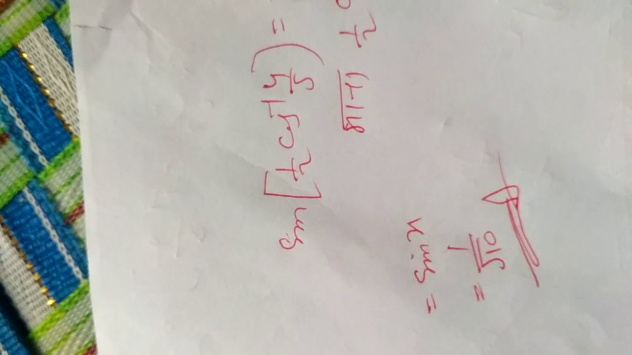 Math solution class 12 - YouTube