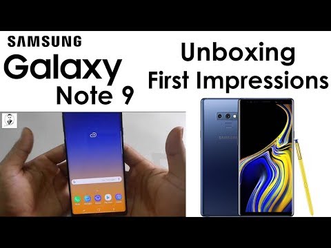 Samsung Galaxy Note 9 Unlocked || Unboxing & First Impression || Android 8.1.0 (2018) || Best B