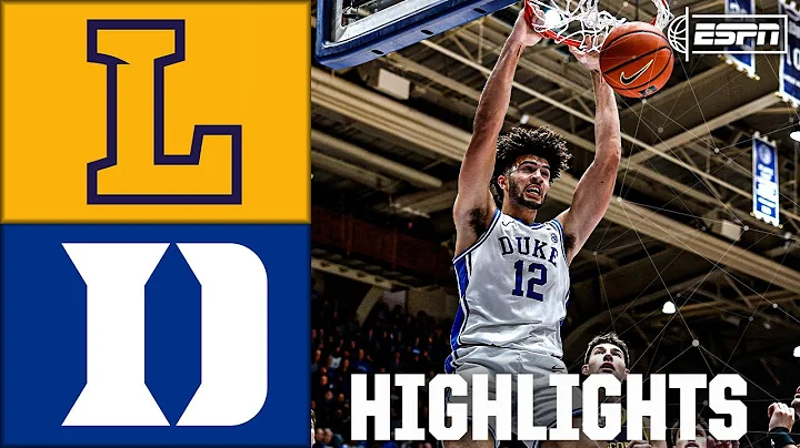 Lipscomb Bisons vs. Duke Blue Devils | Full Game Highlights | ESPN College Basketball