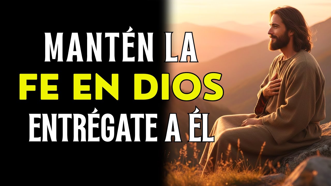 🙏DEJA DE PENSAR DEMASIADO AHORA — ENTRÉGATE TÚ MISMO A DIOS Y SIENTE PAZ CADA DÍA