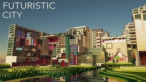 Voxel art - Futuristic City - MagicaVoxel