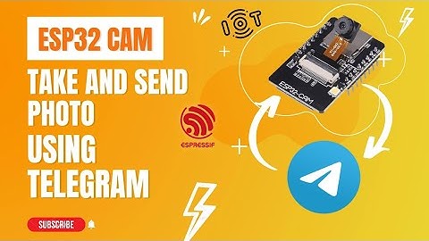 ESP32-CAM || Take and Send Photo using Telegram ||