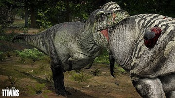 Solo Rex Hunting compilation and Build (part2)- Path of titans