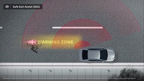 Safe Exit Assist | Toyota