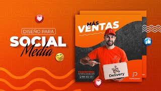 Cómo Diseñar para Redes Sociales // Photoshop Tutorial + PSD editable