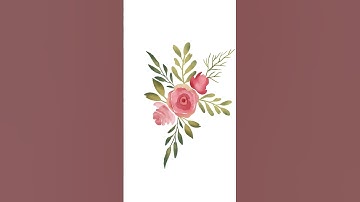 Watercolour flowers #procreate #foryou #art #drawing #painting #procreatetutorial #watercolor #fyp