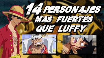 ¿Quiénes son más fuertes que Luffy?