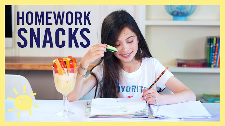 EAT | 5 Homework Snacks Kids Can Make!! - DayDayNews