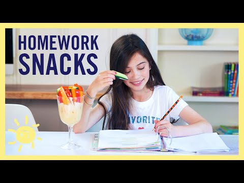 EAT | 5 Homework Snacks Kids Can Make!!