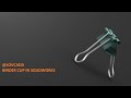 Binder paper clip in solidworks tutorial with assembly. (sheetmetal tutorial)