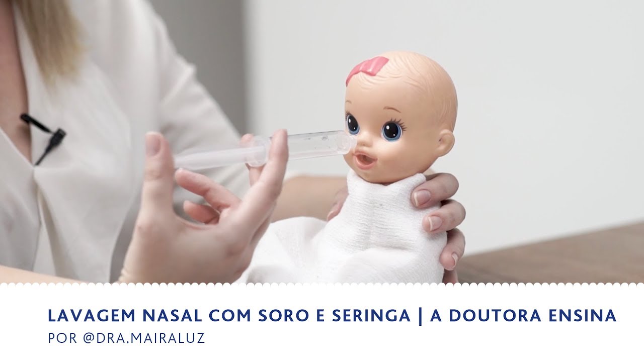 Lavagem Nasal com Soro e Seringa | A doutora Ensina | BEBÊ & FAMÍLIA -  YouTube