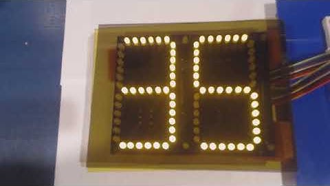 Display Grande Big Display 7 segmentos LEDS , Arduino Colombia