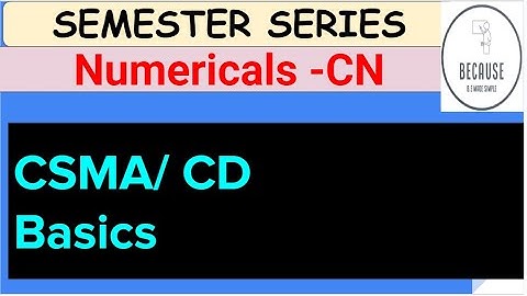 CSMA/CD Explanation in Tamil(CS3591)
