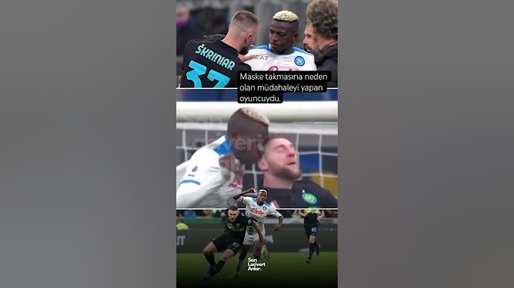 Milan Skriniar, Victor Osimhen’in maske takmasına neden olan müdahaleyi yapan oyuncuydu. #Fenerbahçe