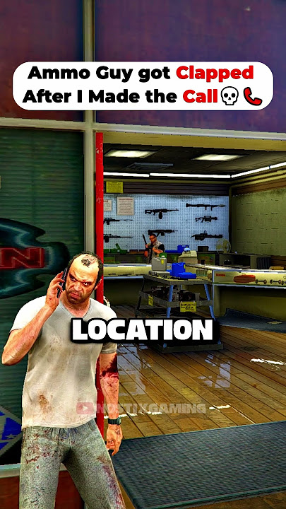 Gun Guy got Clapped by Cops in GTA 5 💀 #gta #gta5 #grandtheftauto