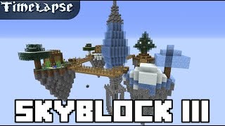 Skyblock Timelapse III: Biome islands