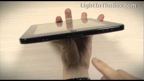 Powerful Cortex A8 Android Tablet China Tech From LightInTheBox