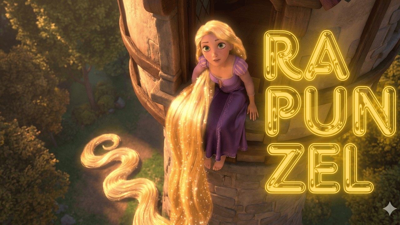 💇‍♀️ Рапунцель: Магические волосы 🧙‍♀️ I Жемчужные сказки (Поучительные сказки, 4K Pixar Style)
