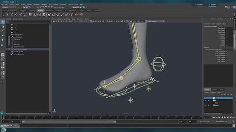Rig an Ik Fk Leg - Maya (Part3)