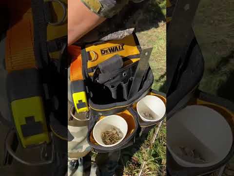 Поясная сумка для гвоздей #dewalt #строительство #shorts Поясная сумка для гвоздей #dewalt #строительство #shorts
