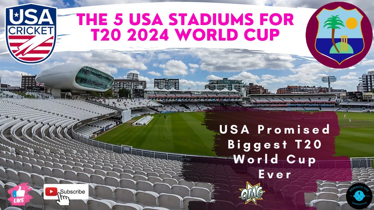 This Are The Five US Cricket Stadium 55 World Cup Matches 18 Venues