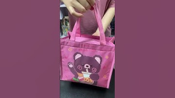 Túi đựng hộp cơm trưa, túi mang cơm văn phòng lót bạc cao cấp giữ nhiệt đồ ăn vải chống nước