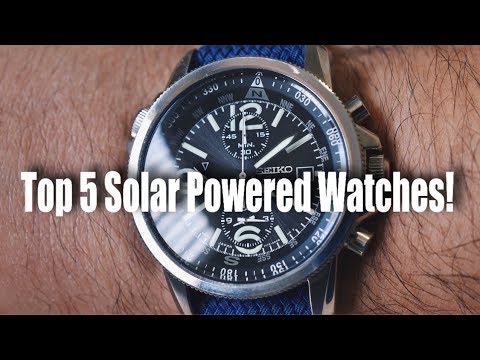 Top 5 Solar Powered Watches!