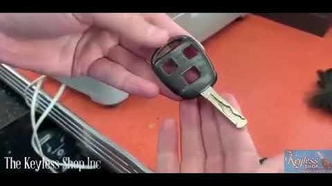 How to repair a broken or cracked Lexus Remote Key?