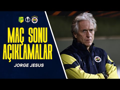 Teknik Direktörümüz Jorge Jesus'tan Maç Sonu Açıklamalar