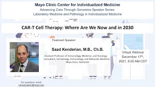 CART Cell Therapy: Now and in 2030 | Laboratory Medicine and Pathology in Individualized Medicine