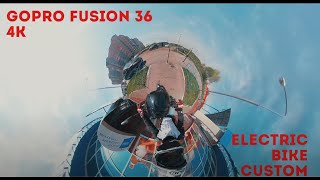 Electro motocycle and good music - Gopro Fusion 360 2021 4k