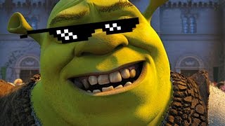 THE ENITIRE SHREK MOVIE BUT EVERYTIME SOMEONE BLINKS IT GETS FASTER