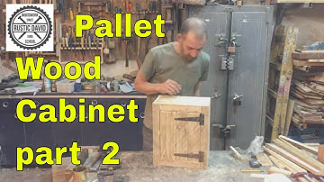 How To Build A Pallet Wood Cabinet part2