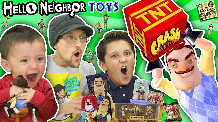 HELLO NEIGHBOR GIVES US HIS TOYS!!  FGTEEV Boys Vi...