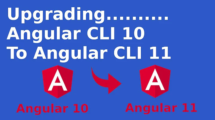 How to upgrade Angular CLI 10 to Angular CLI 11 | Update angular cli version @angular/cli@latest