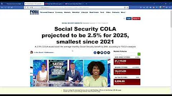 2024 ECONOMIC COLLAPSE- SOCIAL SECURITY COLA CUT IN 2025, 4.3% UNEMPLOYMENT, RENT GOES UP! #economy thumbnail