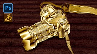 EFECTO ORO PHOTOSHOP en IMAGEN o FOTO // ✨ EFECTO DORADO / BRILLO [EFECTOS PHOTOSHOP] ⭐