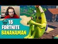 HUMAN BANANA CANNONBALL - Fortnite Season 8 First Victory (Controller Gameplay)