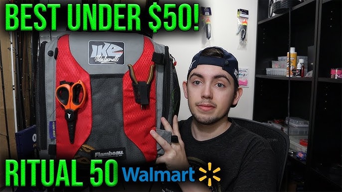 Super Tough Fishing Backpack with Rod Holder