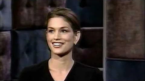 CINDY CRAWFORD INTERVIEW ON CONAN O'BRIEN