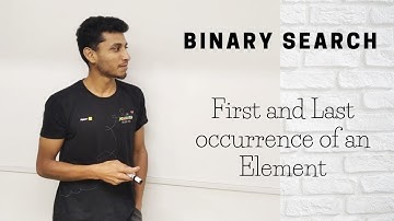 5 First and Last occurrence of an Element