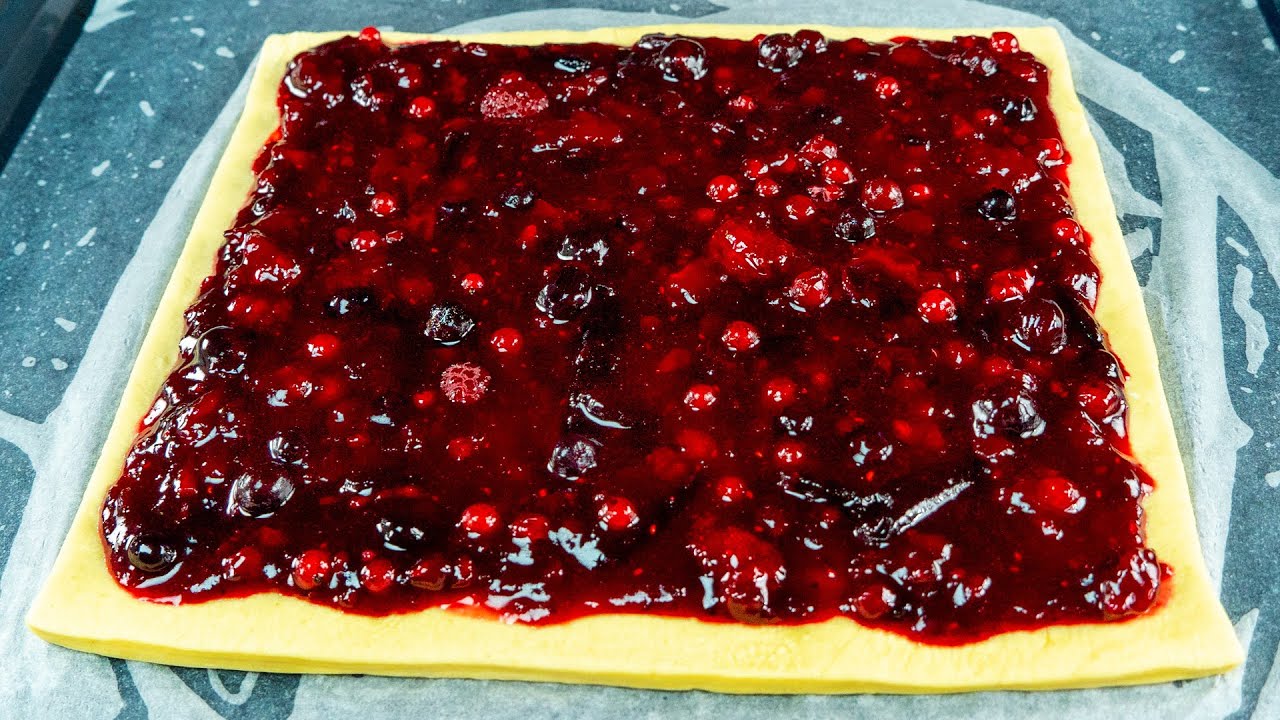 The family's favorite recipe! Puff pastry dessert, in just 10 minutes ...