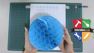 Bola de papel | Técnica Nido de Abeja | Tutorial 3