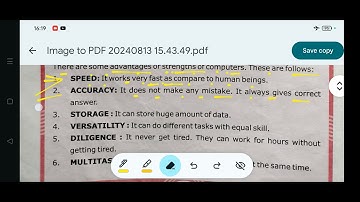 Strength Of Computer (Explanation): Computer Book (ICT) Chap-1:Introduction of Computer OAV Class-6