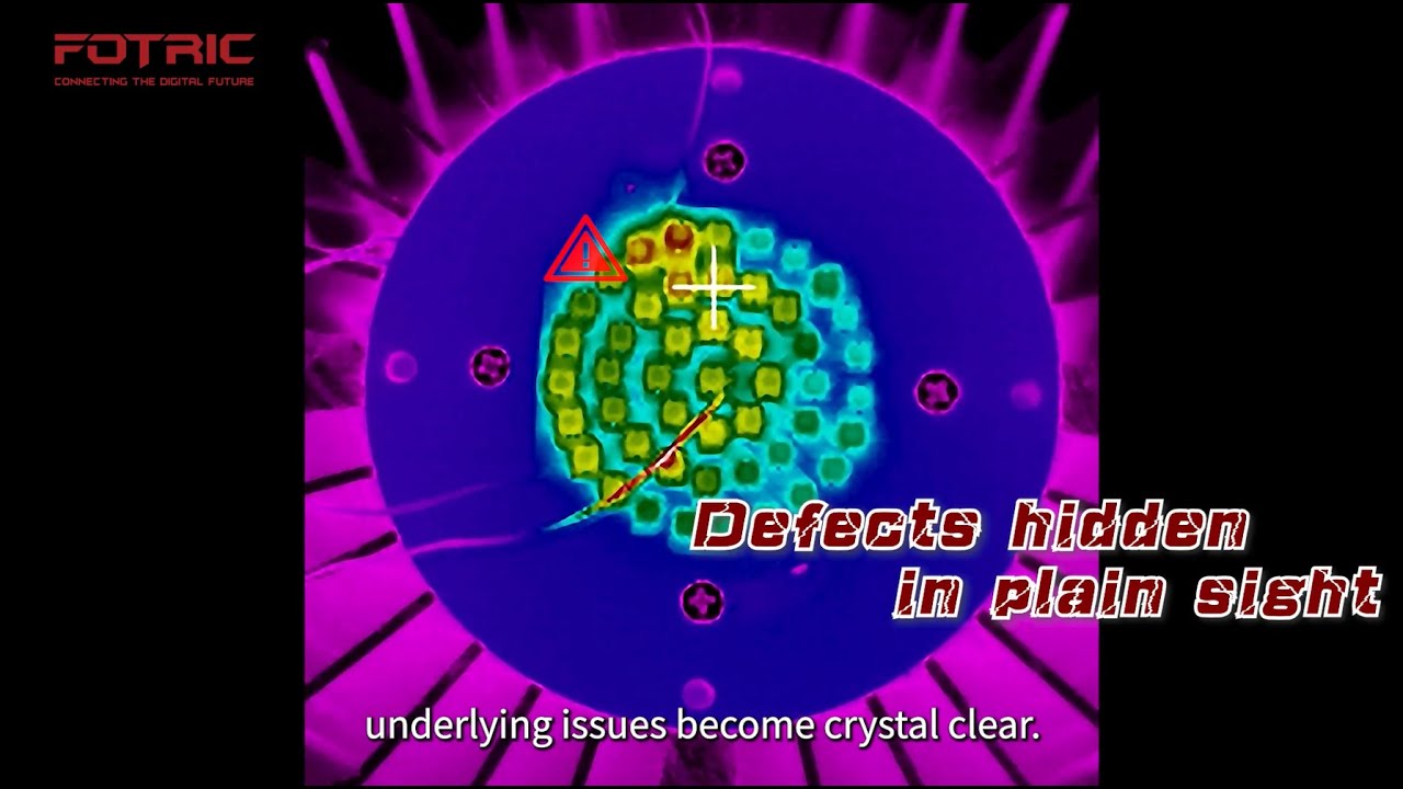 Precision in LED Inspection with FOTRIC R&D Thermal Imaging!