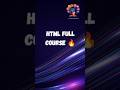 #HTML FULL COURSE