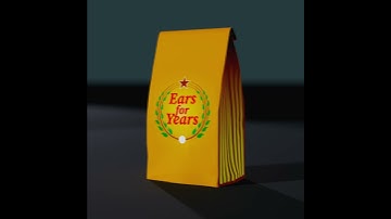 3D packaging mockup, animation