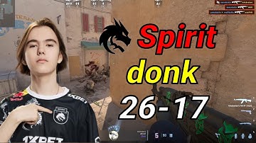 CS2 Spirit donk POV Faceit Dust2 (26-17) | 24/06/10 #cs2 #demo