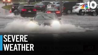 Storm brings severe weather to Mass.