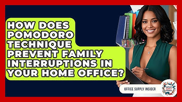 How Does Pomodoro Technique Prevent Family Interruptions In Your Home Office?